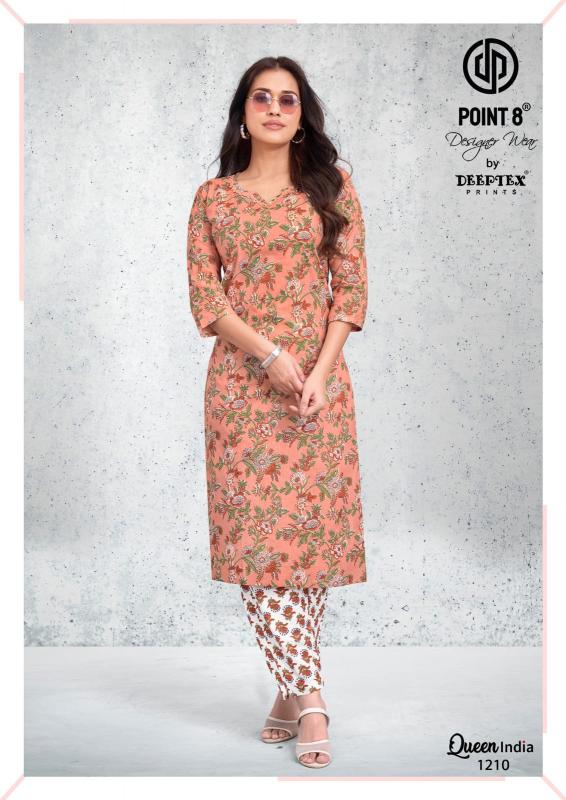 Deeptex queen india vol-12 jaipuri cotton kurti wholesaler